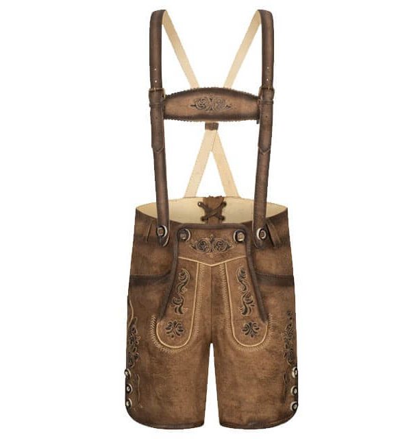 kids brown german lederhosent traditional bavarian dress