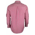 red bavarian tracht shirt back