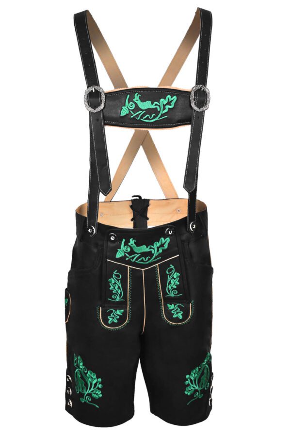 Black Lederhosen For Men