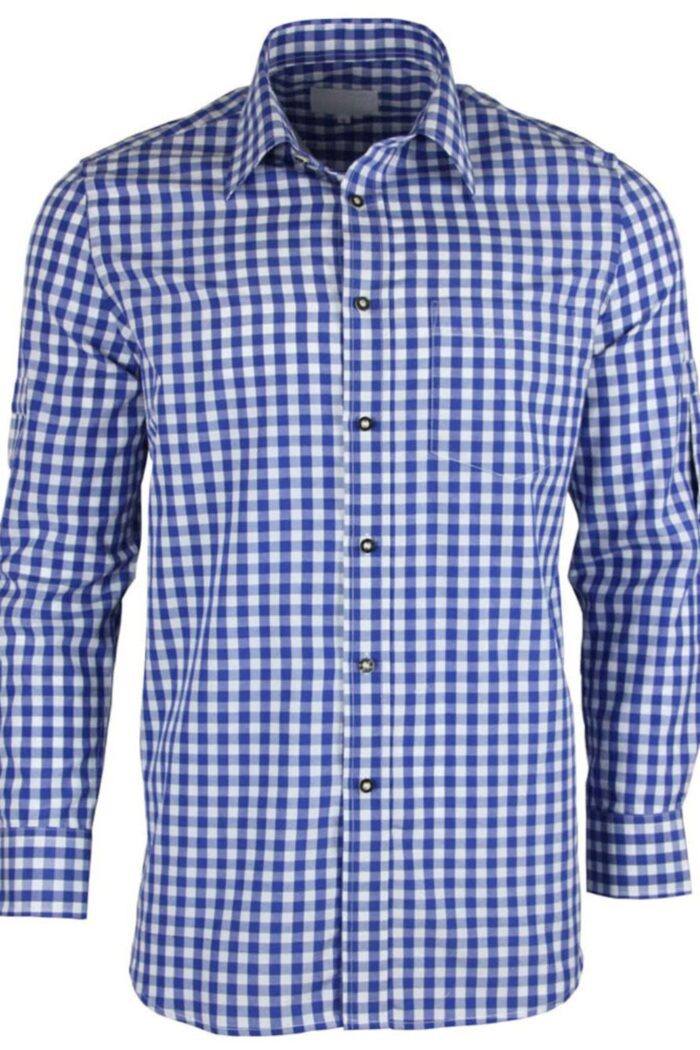 Blue oktoberfest bavarian shirt font