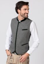 German gray vest mens side view