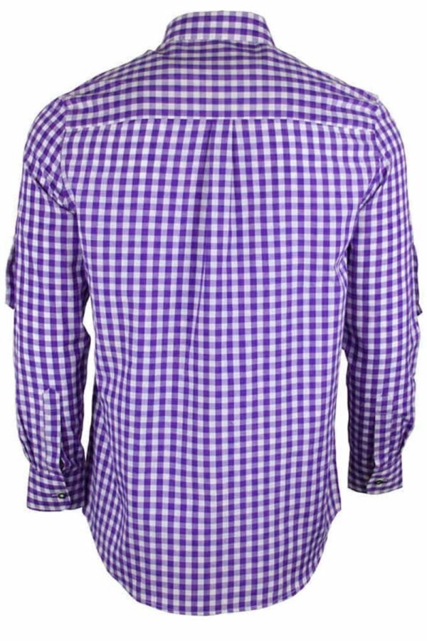 purple oktoberfest bavarian shirt back