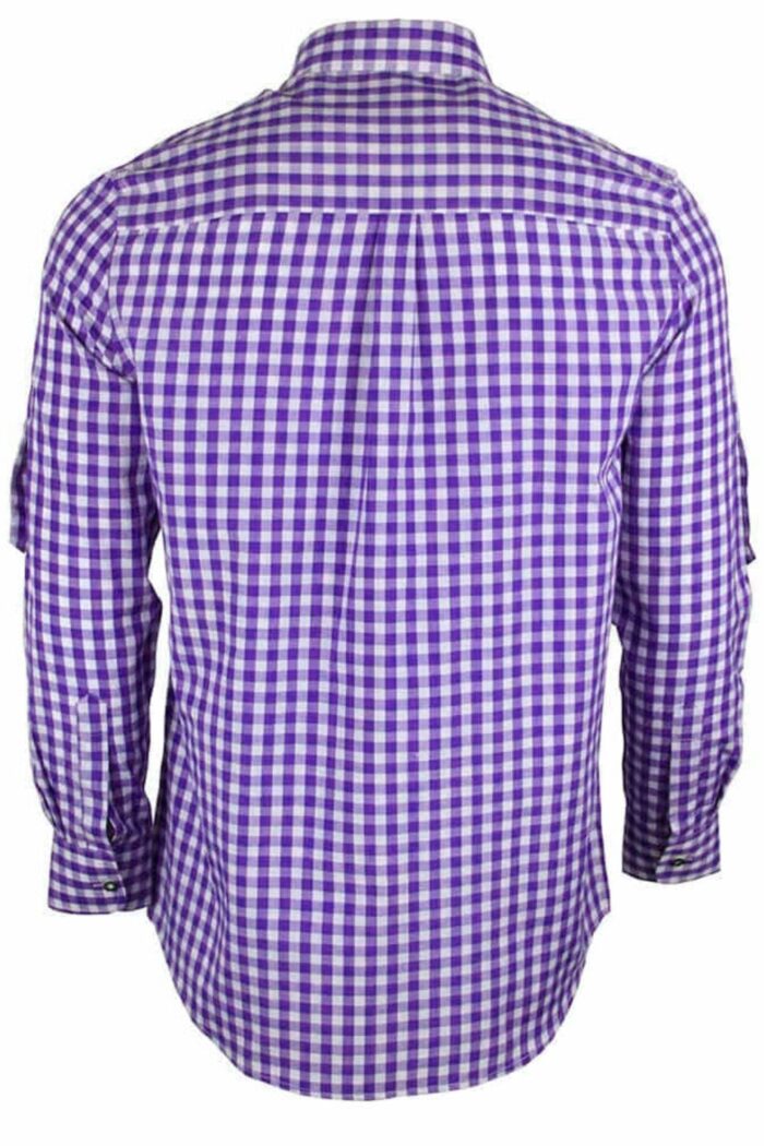 purple oktoberfest bavarian shirt back