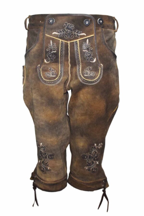 waxed antique brown bundhosen