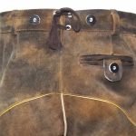 waxed-antique-brown bundhosen back pocket with button