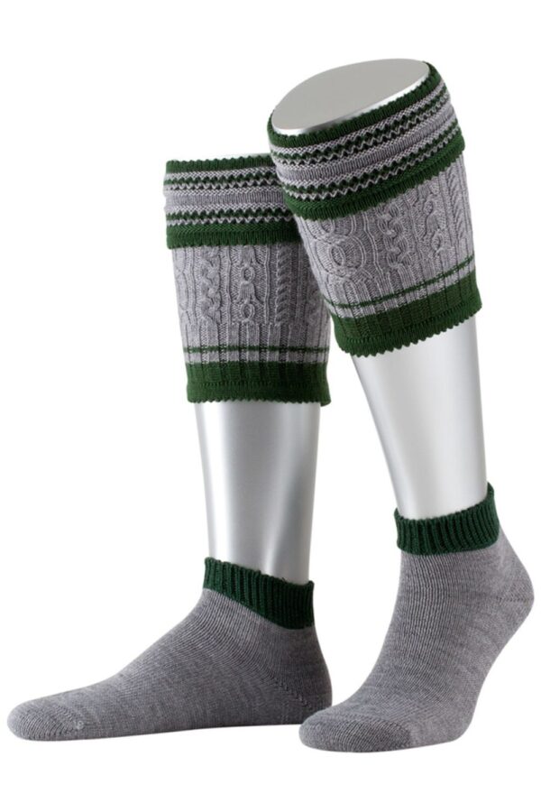 Gray Oktoberfest Loferl socks