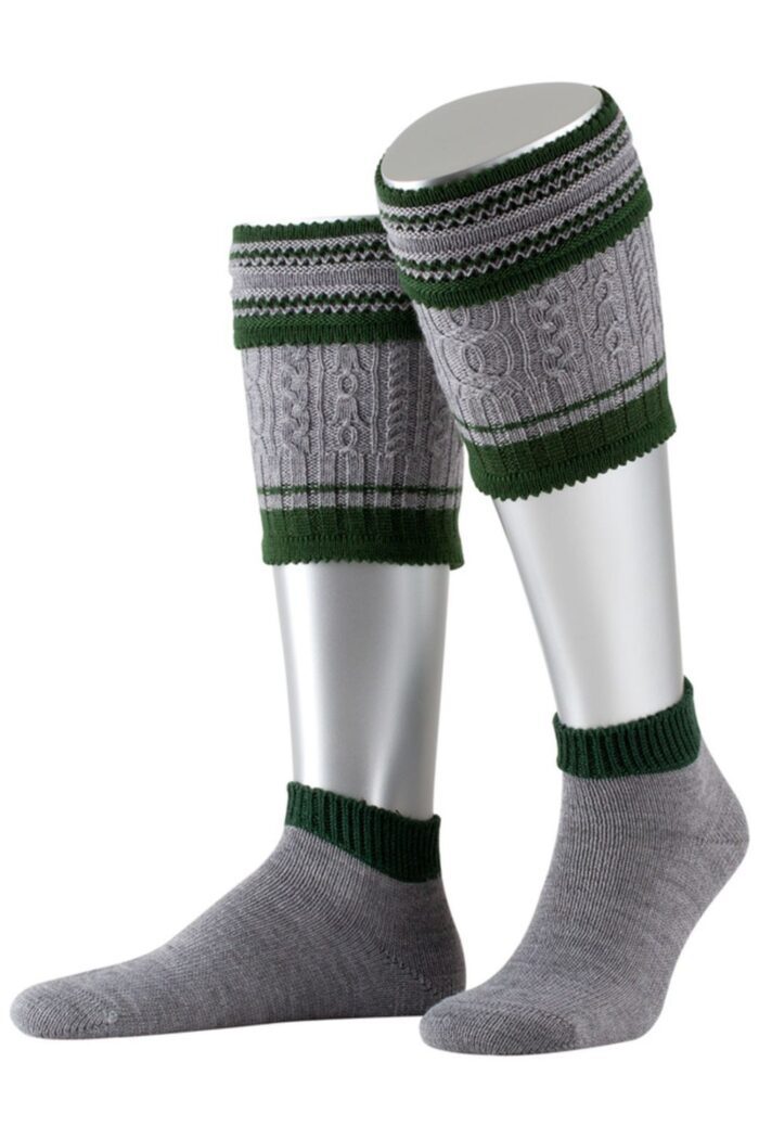 Gray Oktoberfest Loferl socks