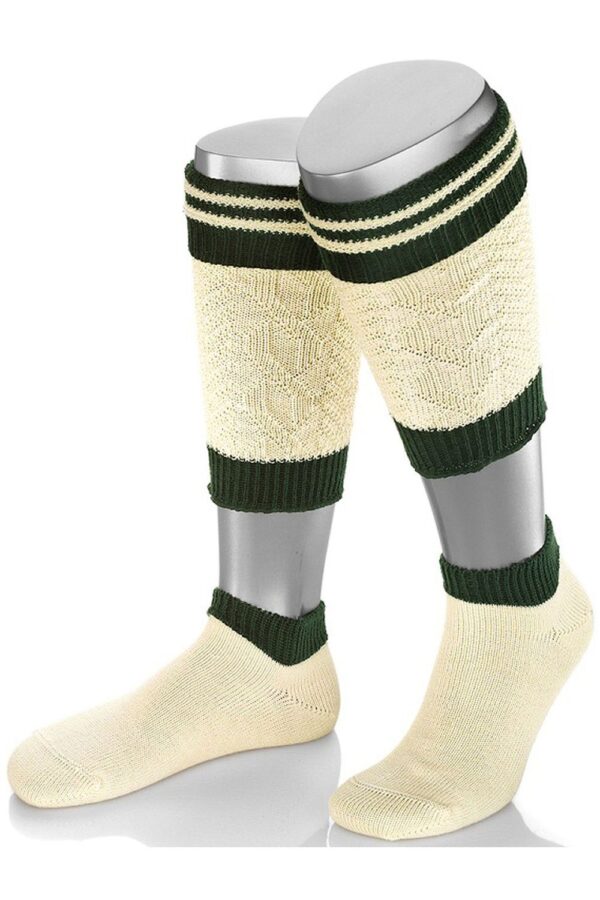 Men cream lederhosen socks