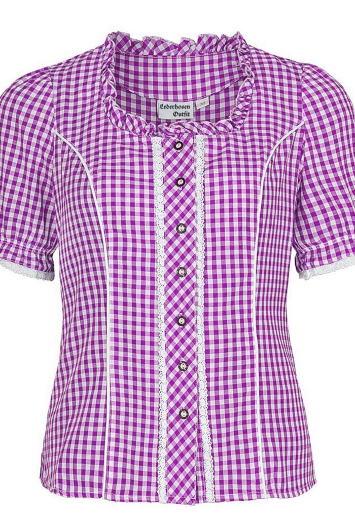 Purple women Trachten shirts