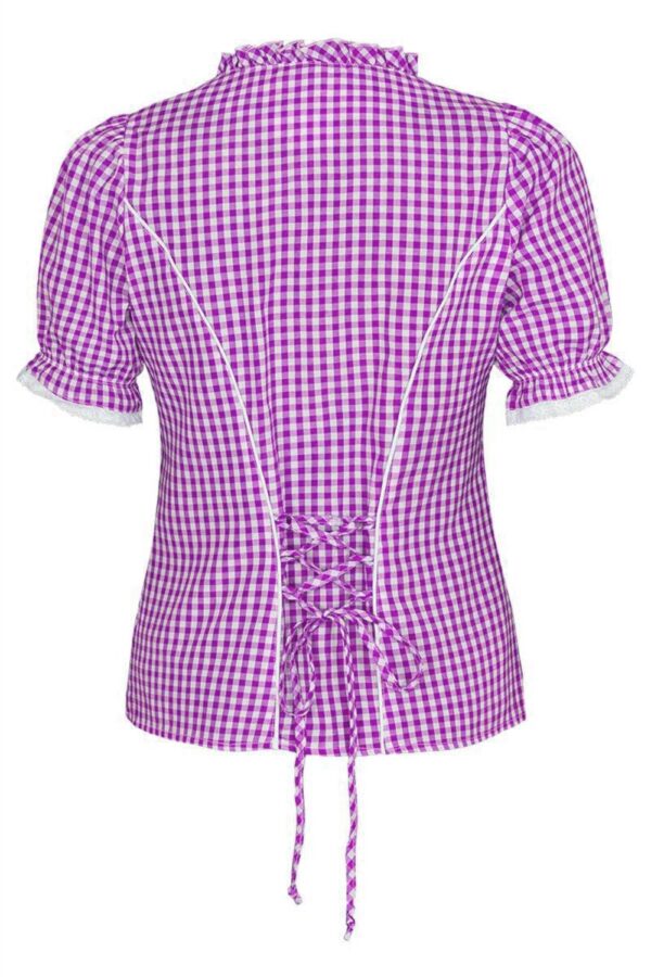 Purple women Trachten shirts back