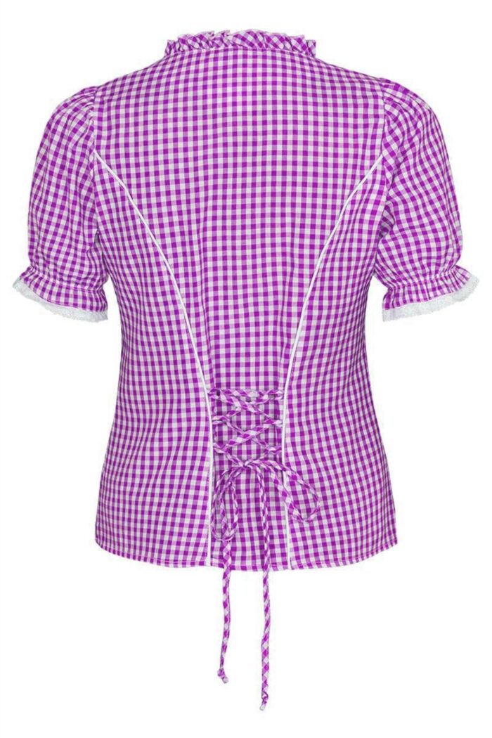 Purple women Trachten shirts back