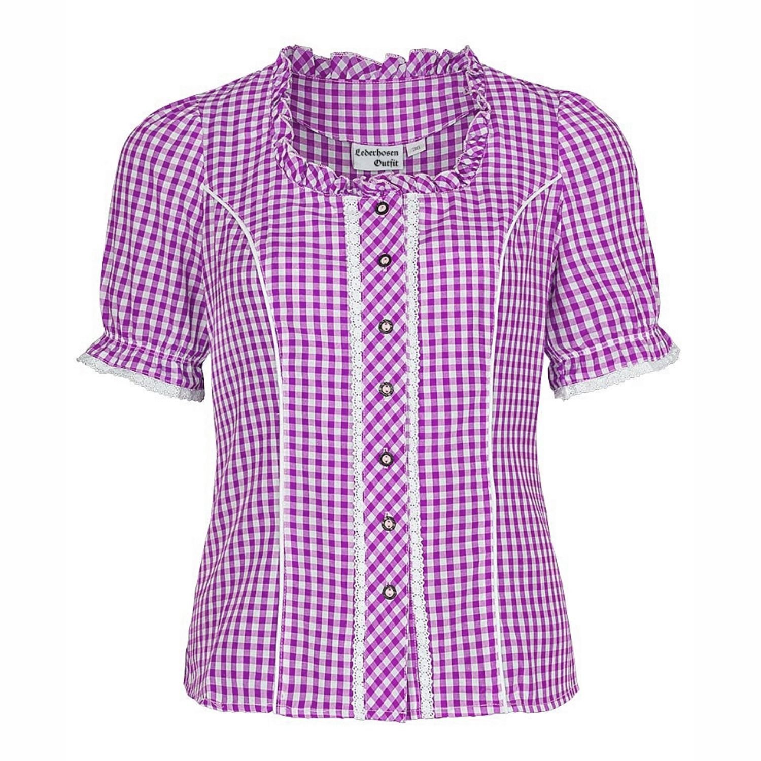 purple women trachten shirts