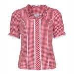 red bavarian shirts for women
