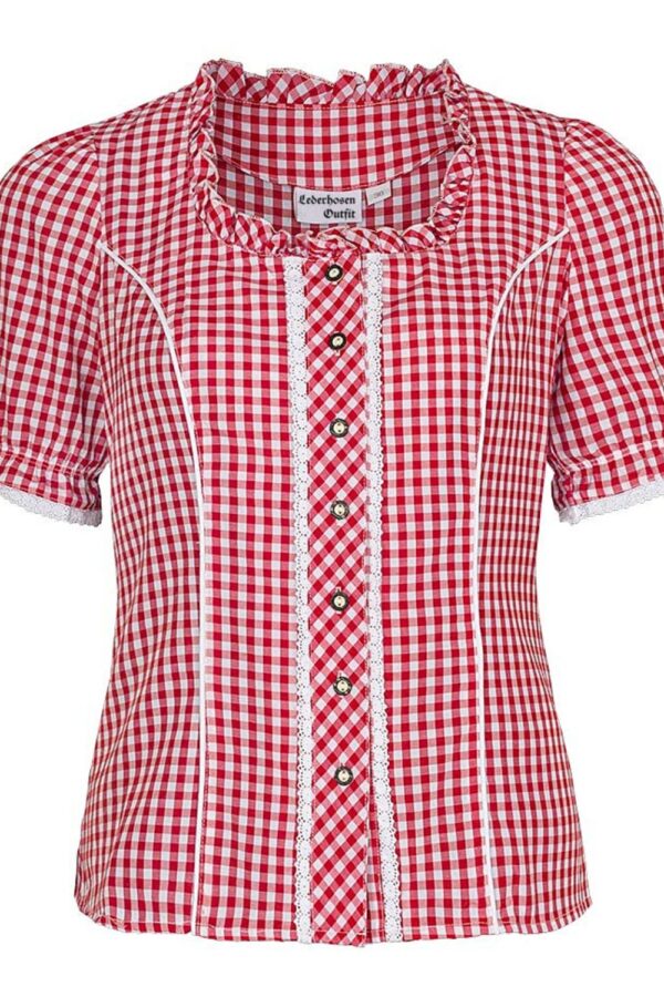 Red Bavarian shirts for women