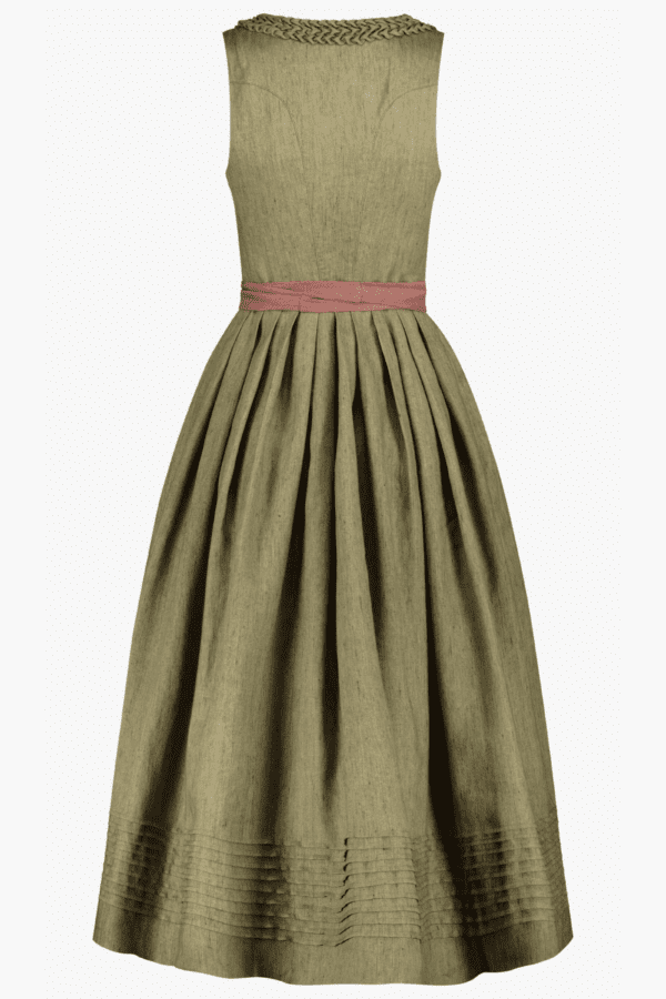 Authentic German Dirndl Dress for Bavarian Women back view