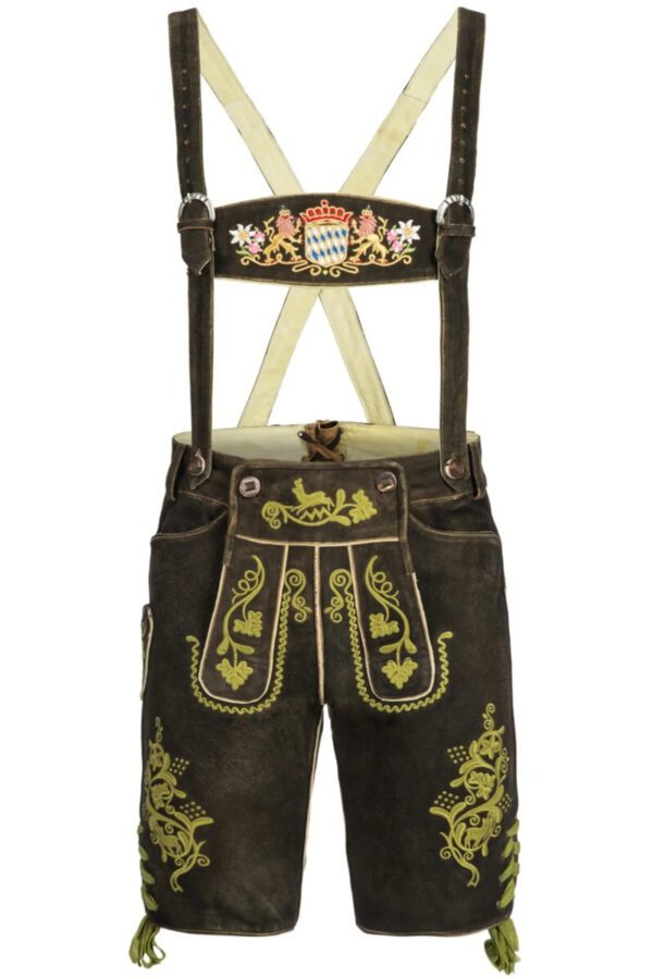 Premium lederhosen for men, authentic German traditional outfit for Oktoberfest