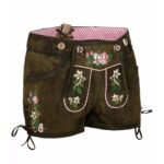 Embroidered Oktoberfest lederhosen for women