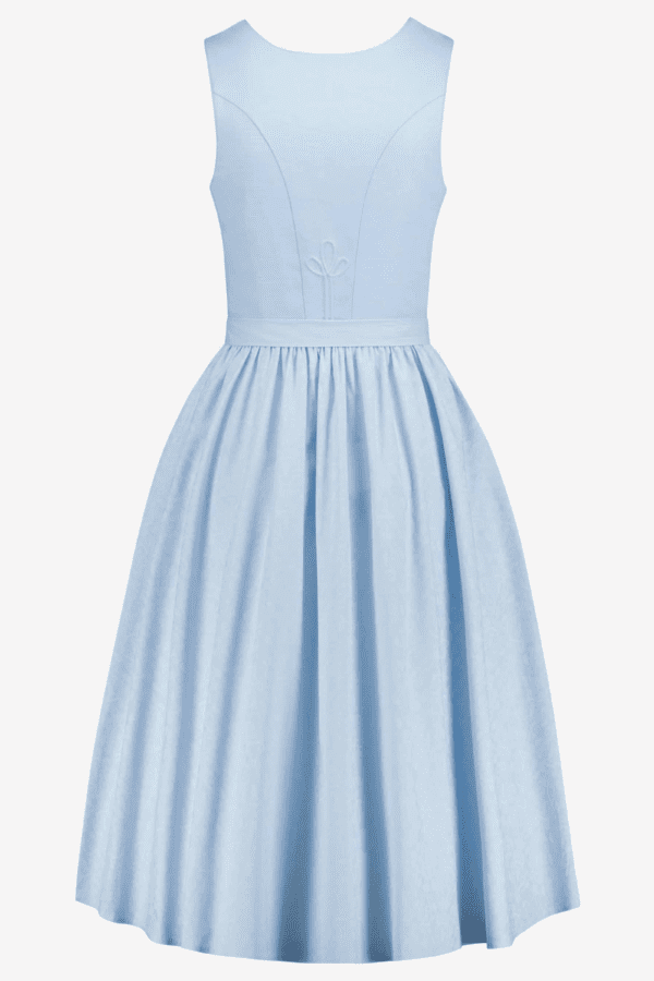 German Dirndl Dress Oktoberfest womens traditional Bavarian outfit back view