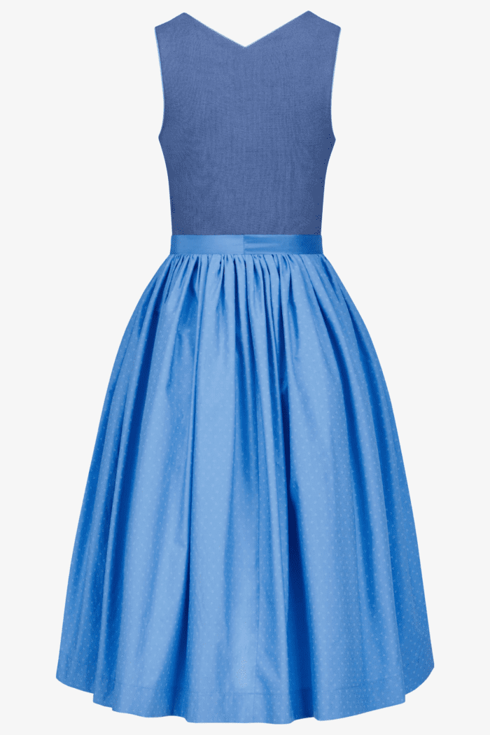 High-quality Oktoberfest dirndl dress for Bavarian women back view