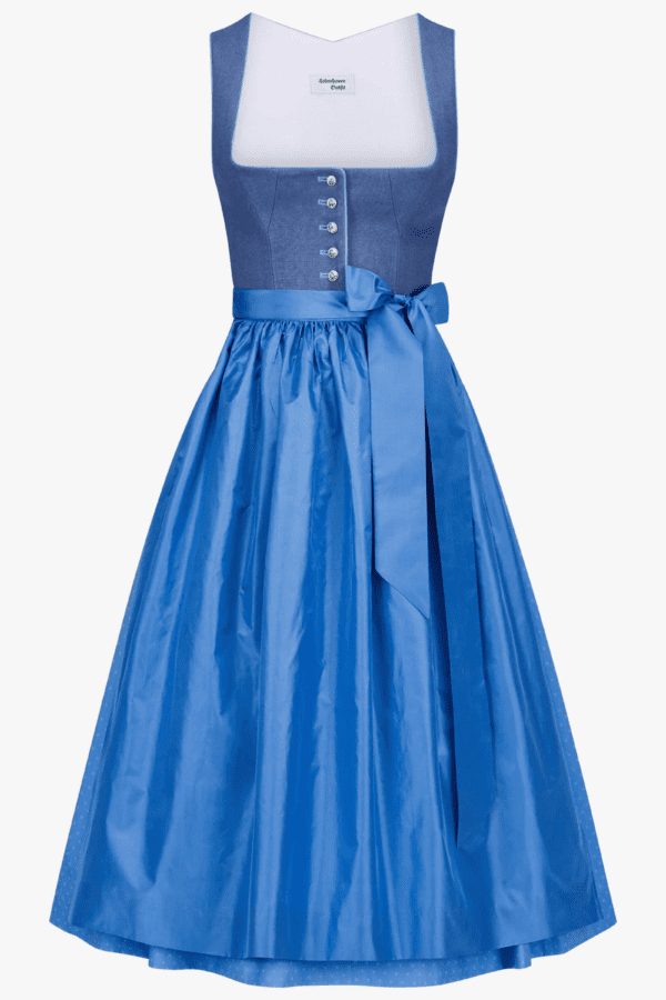 High-quality Oktoberfest dirndl dress for Bavarian women front view traditional German outfit