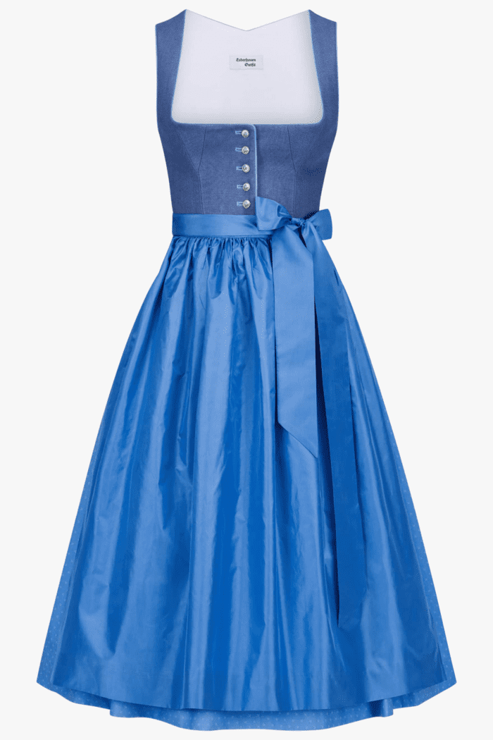 High-quality Oktoberfest dirndl dress for Bavarian women front view traditional German outfit