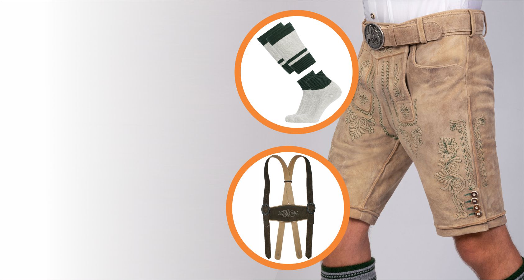 lederhosen socks and suspender offer