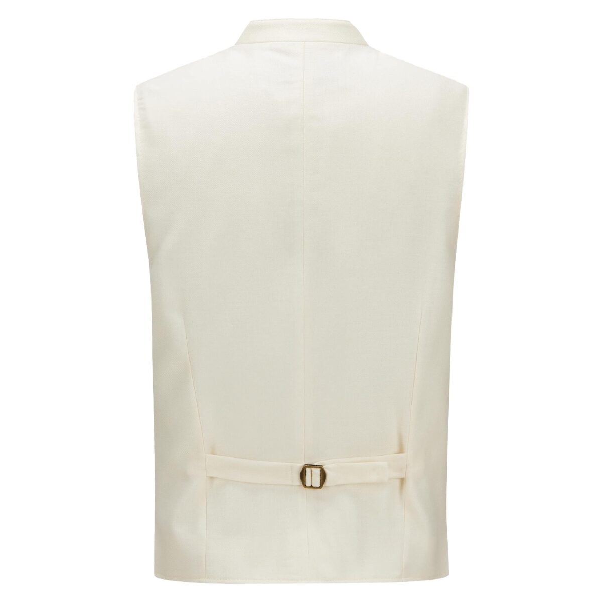 Authentic White Oktoberfest Vest Back