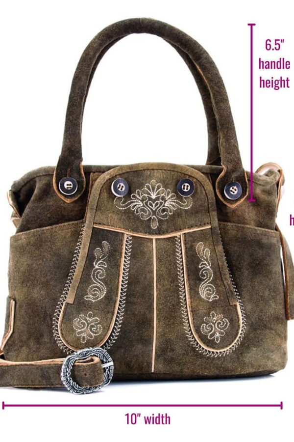 Brown Suede Bag