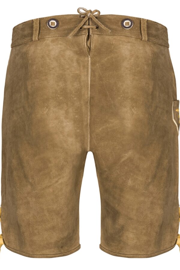 Authentic German Lederhosen for Men back view