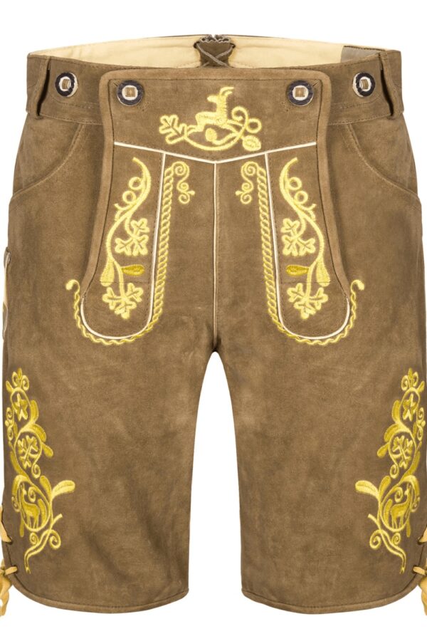 Authentic German Lederhosen for Men front view