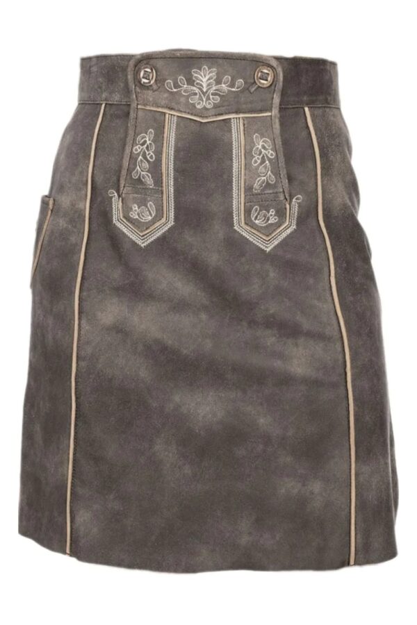 Authentic lederhosen skirt for women, traditional Bavarian Oktoberfest outfit