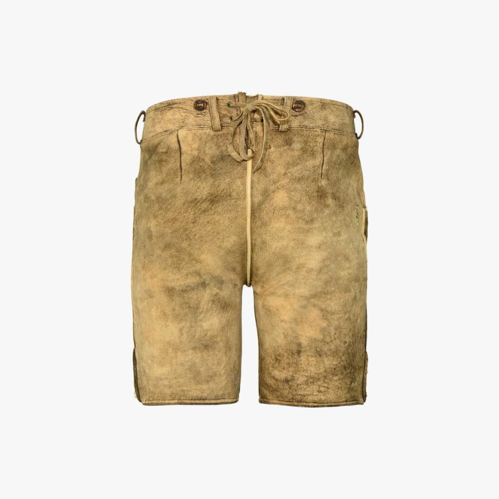 Men’s Classic Leather Lederhosen - Authentic Bavarian Look for 2026