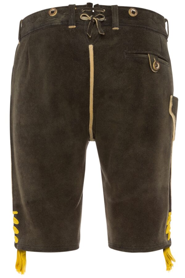 Back of classic German outfit with Bavarian lederhosen for sale