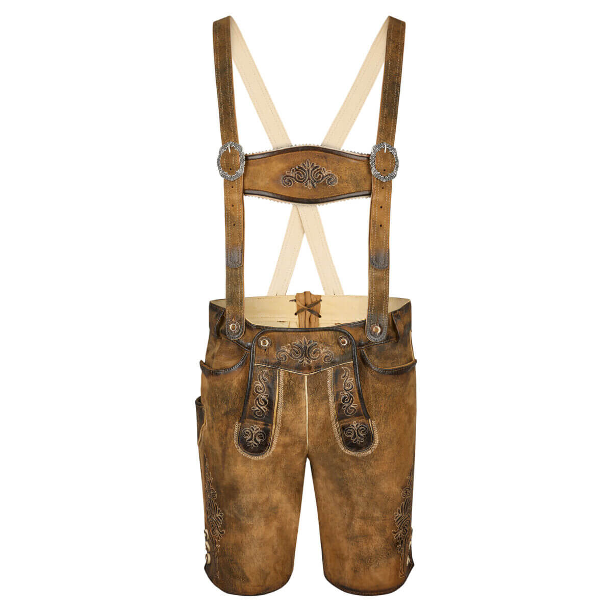 German Leather Lederhosen Shorts