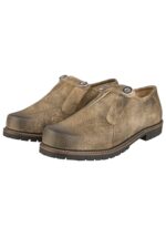 Rustic brown Oktoberfest shoes for men