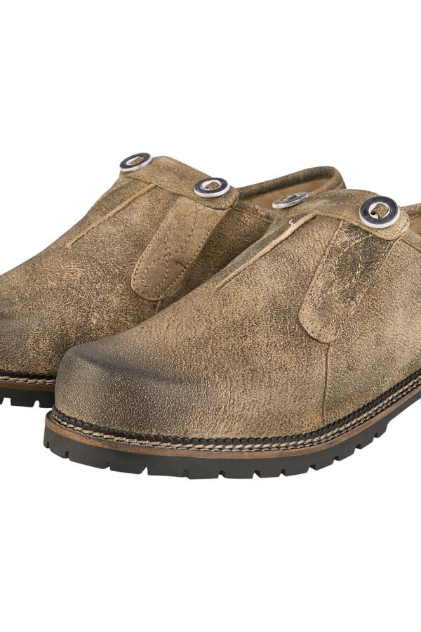 Rustic brown Oktoberfest shoes for men