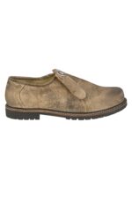 Side of Rustic brown Oktoberfest shoes for men