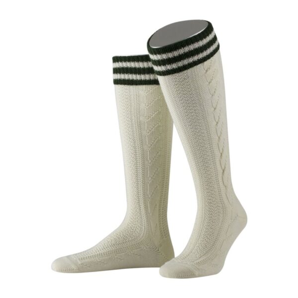 Men’s lederhosen socks in alpine cream color