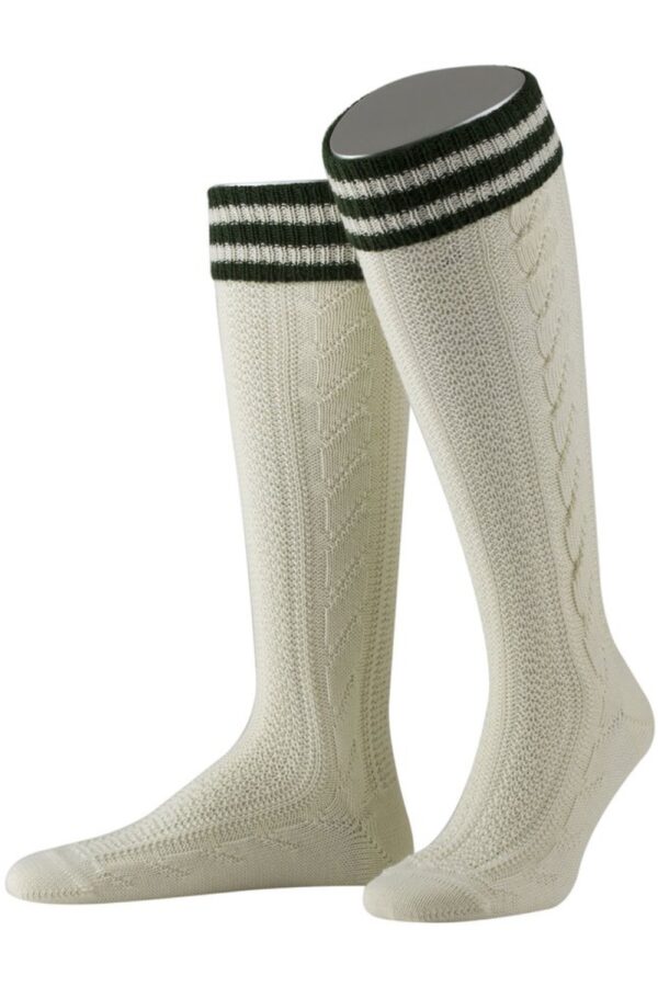 Men’s lederhosen socks in alpine cream color