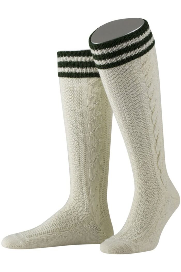 Men’s lederhosen socks in alpine cream color