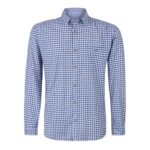 Oktoberfest Shirt Mens with Bold Blue Checkered