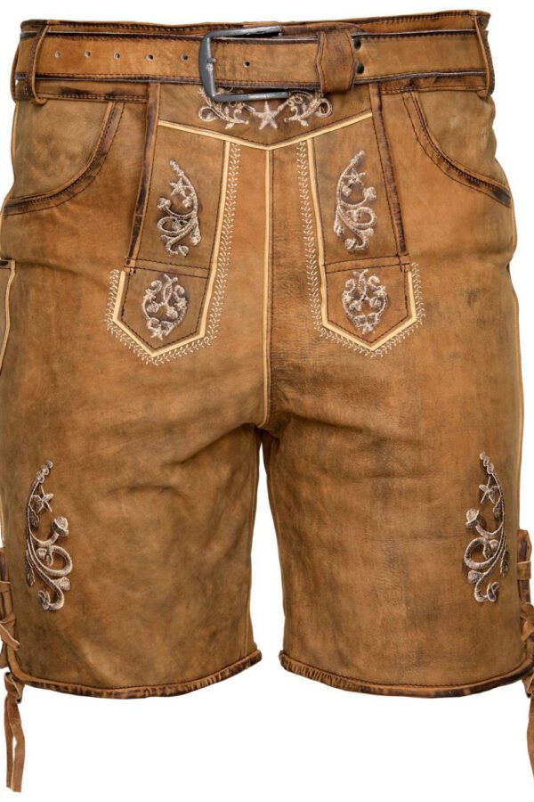 Premium deerskin lederhosen for men in Bavarian style
