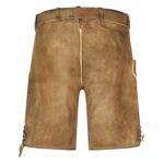 Authentic Mens Trachten Lederhosen with Colorful Threadwork