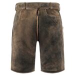 Liberty Brown Lederhosen for Men Back