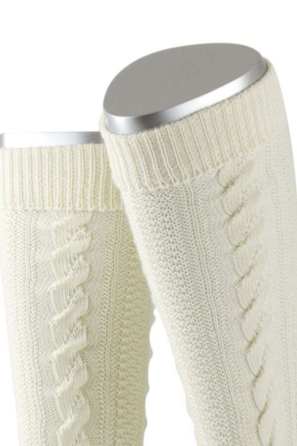 Cozy Trachten Socks in Off-White Front Focus