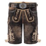 Ironwood Lederhosen Men in Burnt Brown Front