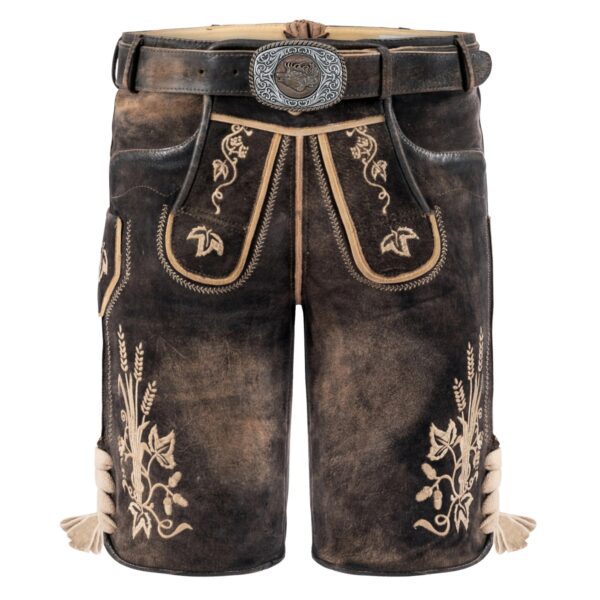 Ironwood Lederhosen Men in Burnt Brown Front