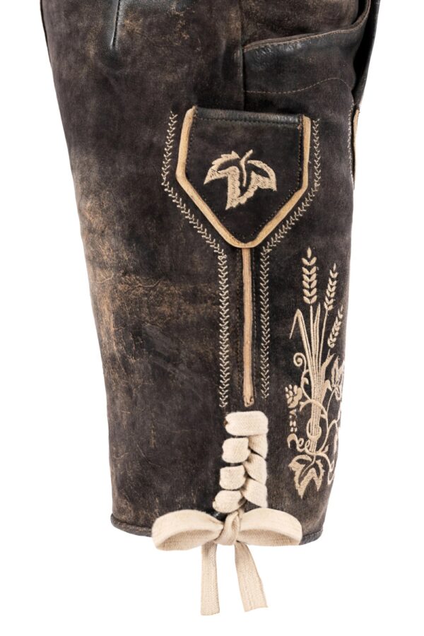 Ironwood Lederhosen Men in Burnt Brown Side