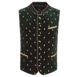 Premium Dark Green Oktoberfest Vest