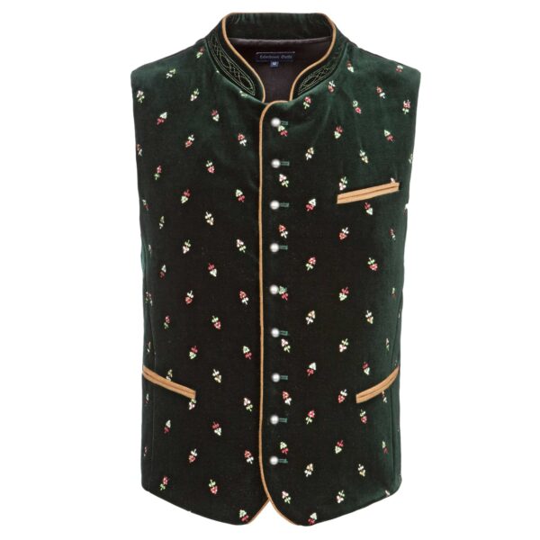 Premium Dark Green Oktoberfest Vest